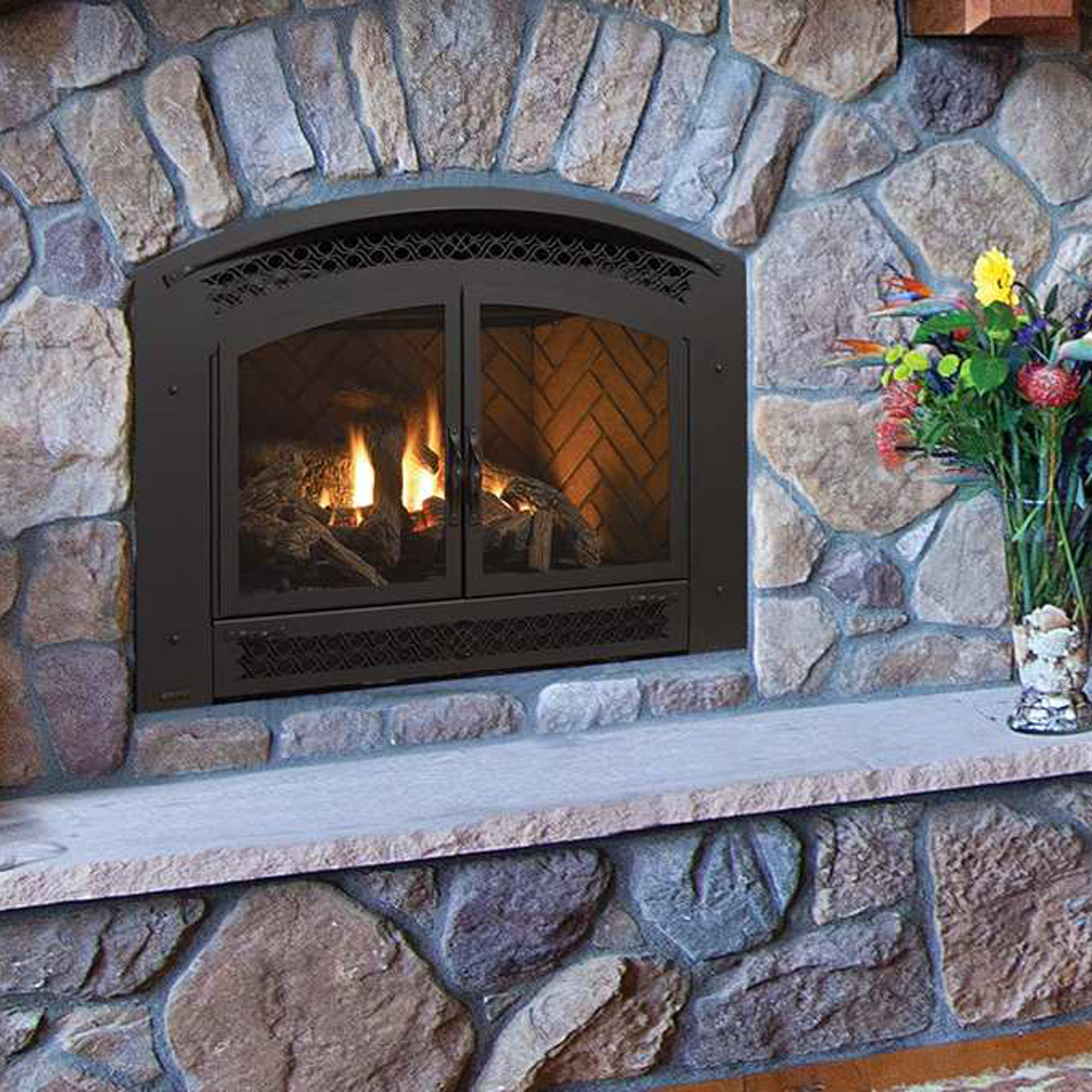 Gas fireplace installation in Deerfield, IL
