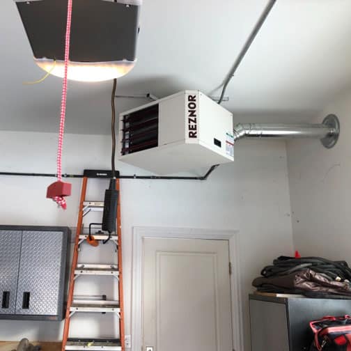 We install Garage Heaters in Chicago & Libertyville IL
