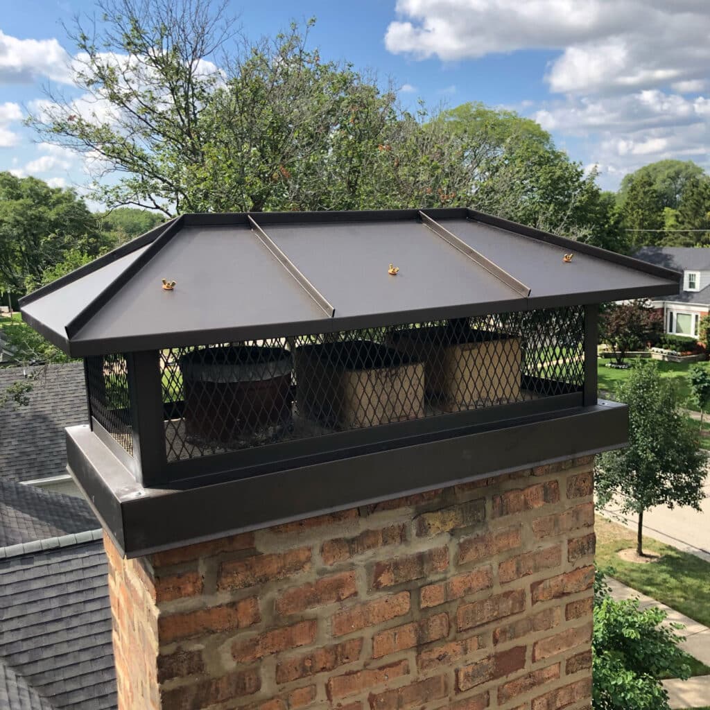 We install custom chimney caps in Skokie and Mount prospect IL