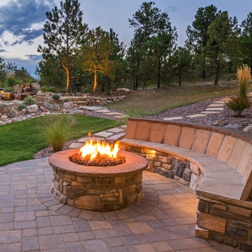 outdoor fire pit